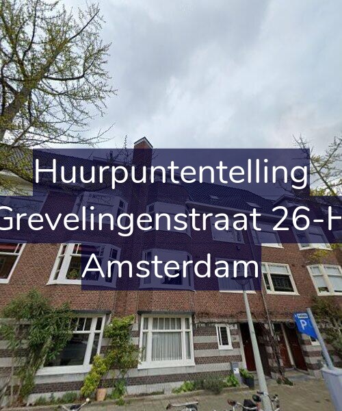 Foto gevel Huurpuntentelling voor Grevelingenstraat 26-H, Amsterdam