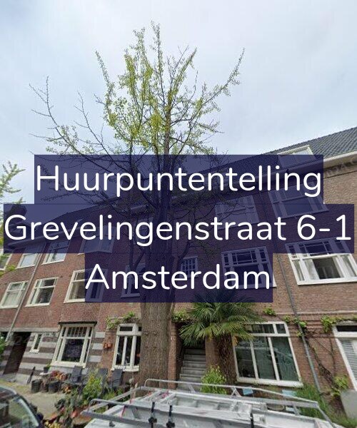 Foto gevel Huurpuntentelling voor Grevelingenstraat 6-1, Amsterdam