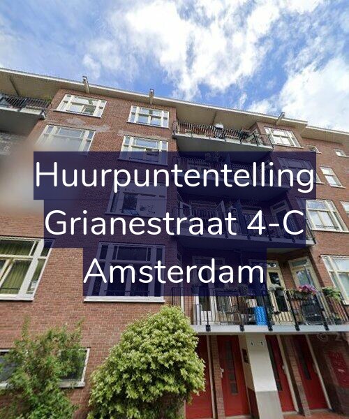 Foto gevel Huurpuntentelling voor Grianestraat 4-C, Amsterdam