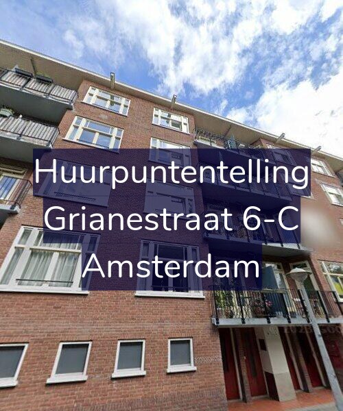 Foto gevel Huurpuntentelling voor Grianestraat 6-C, Amsterdam