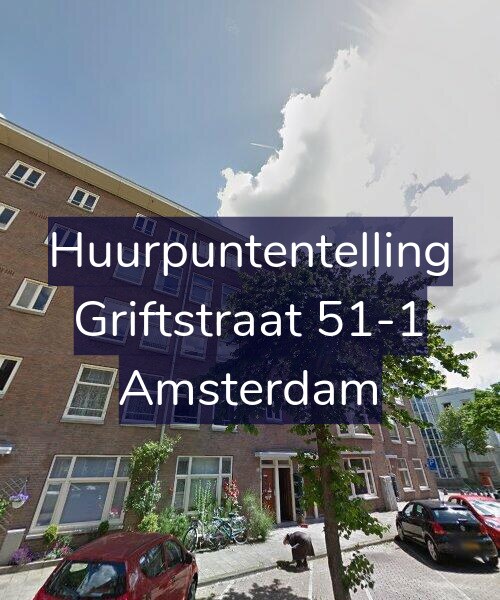 Foto gevel Huurpuntentelling voor Griftstraat 51-1, Amsterdam