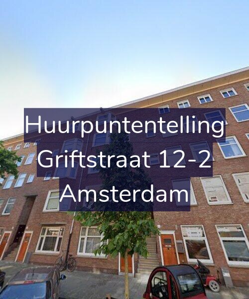 Foto gevel Huurpuntentelling voor Griftstraat 12-2, Amsterdam