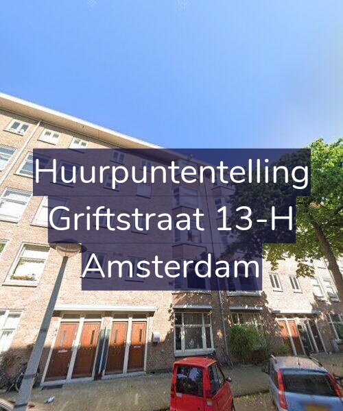 Foto gevel Huurpuntentelling voor Griftstraat 13-H, Amsterdam