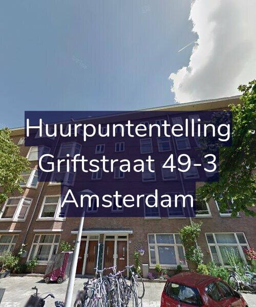 Foto gevel Huurpuntentelling voor Griftstraat 49-3, Amsterdam
