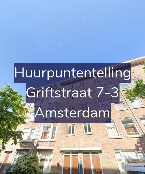 Foto gevel Huurpuntentelling voor Griftstraat 7-3, Amsterdam
