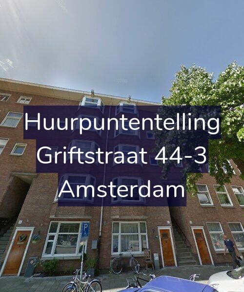 Foto gevel Huurpuntentelling voor Griftstraat 44-3, Amsterdam