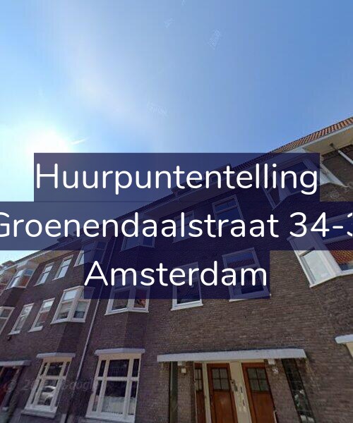Foto gevel Huurpuntentelling voor Groenendaalstraat 34-3, Amsterdam