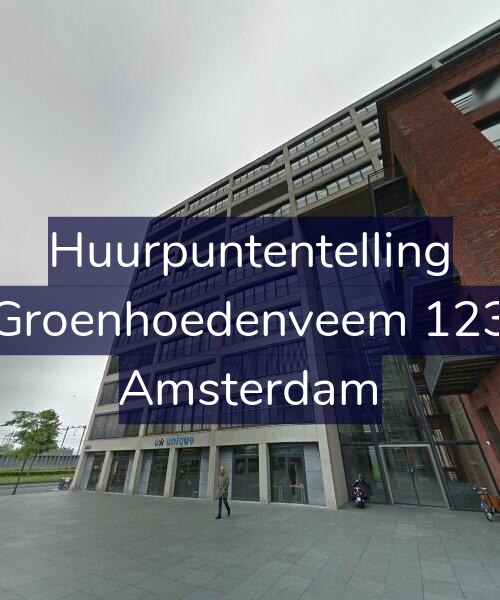 Foto gevel Huurpuntentelling voor Groenhoedenveem 123, Amsterdam