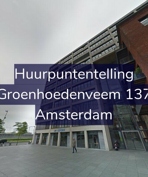 Foto gevel Huurpuntentelling voor Groenhoedenveem 137, Amsterdam