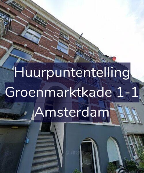 Foto gevel Huurpuntentelling voor Groenmarktkade 1-1, Amsterdam