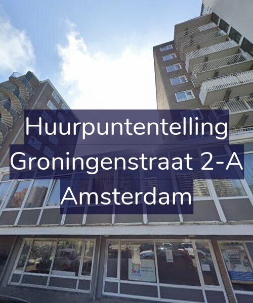 Foto gevel Huurpuntentelling voor Groningenstraat 2-A, Amsterdam