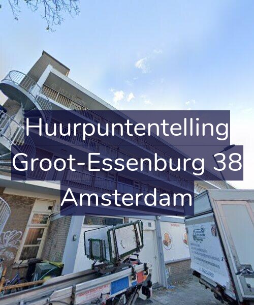 Foto gevel Huurpuntentelling voor Groot-Essenburg 38, Amsterdam