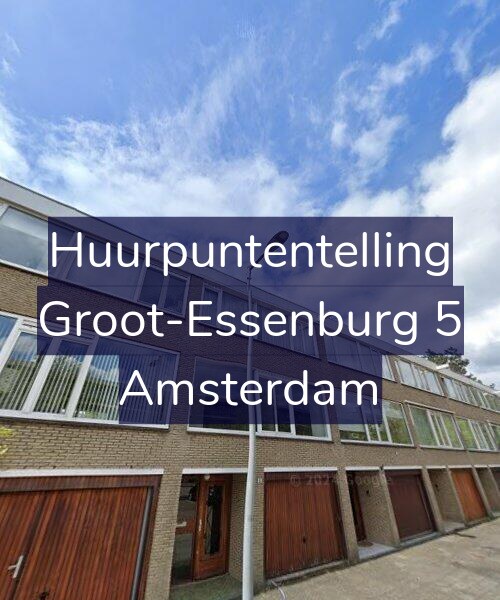 Foto gevel Huurpuntentelling voor Groot-Essenburg 5, Amsterdam