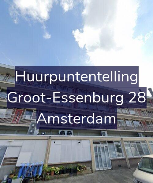 Foto gevel Huurpuntentelling voor Groot-Essenburg 28, Amsterdam