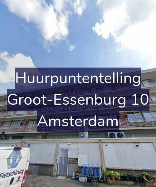 Foto gevel Huurpuntentelling voor Groot-Essenburg 10, Amsterdam