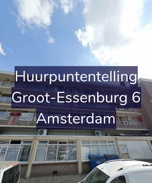 Foto gevel Huurpuntentelling voor Groot-Essenburg 6, Amsterdam