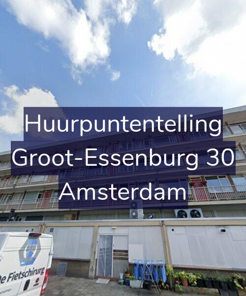 Foto gevel Huurpuntentelling voor Groot-Essenburg 30, Amsterdam