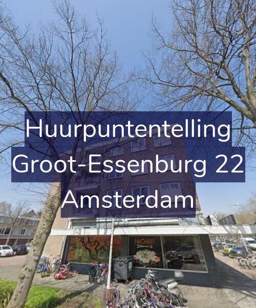 Foto gevel Huurpuntentelling voor Groot-Essenburg 22, Amsterdam