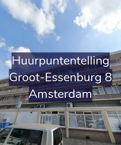 Foto gevel Huurpuntentelling voor Groot-Essenburg 8, Amsterdam