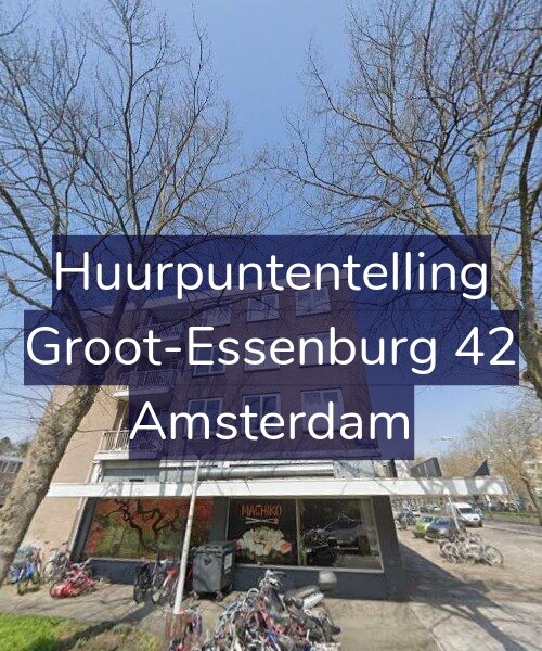 Foto gevel Huurpuntentelling voor Groot-Essenburg 42, Amsterdam