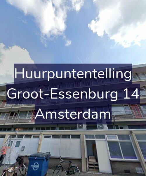 Foto gevel Huurpuntentelling voor Groot-Essenburg 14, Amsterdam
