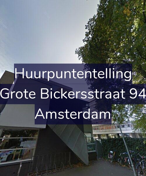 Foto gevel Huurpuntentelling voor Grote Bickersstraat 94, Amsterdam