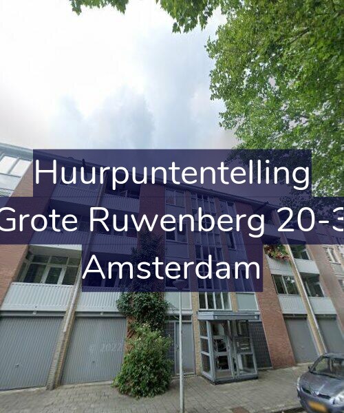 Foto gevel Huurpuntentelling voor Grote Ruwenberg 20-3, Amsterdam