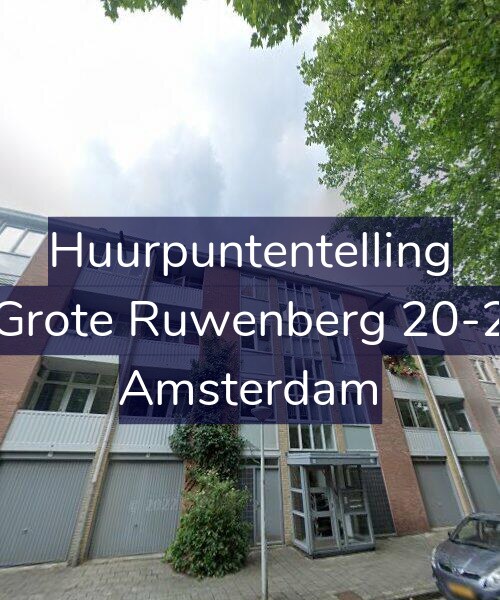 Foto gevel Huurpuntentelling voor Grote Ruwenberg 20-2, Amsterdam