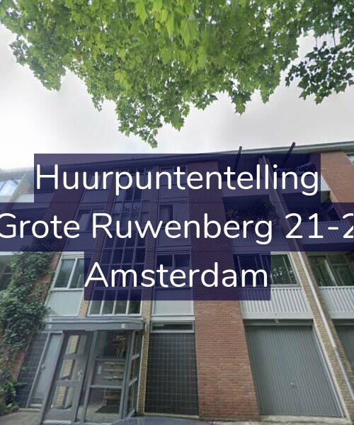 Foto gevel Huurpuntentelling voor Grote Ruwenberg 21-2, Amsterdam