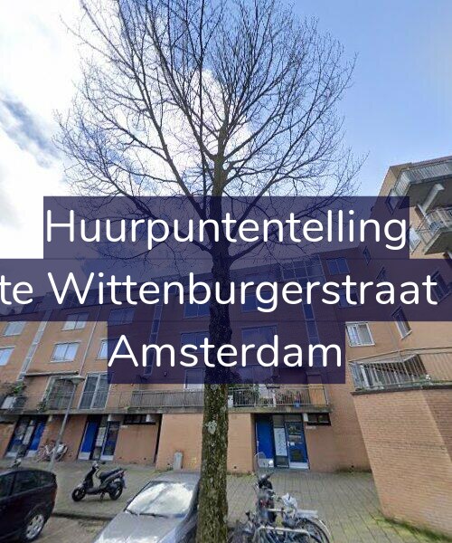 Foto gevel Huurpuntentelling voor Grote Wittenburgerstraat 222, Amsterdam