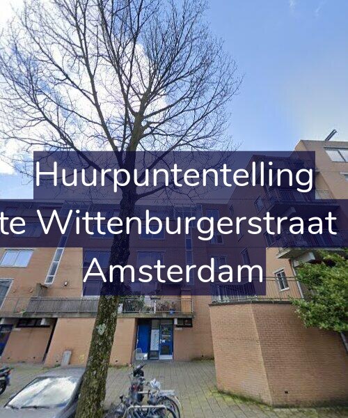 Foto gevel Huurpuntentelling voor Grote Wittenburgerstraat 212, Amsterdam