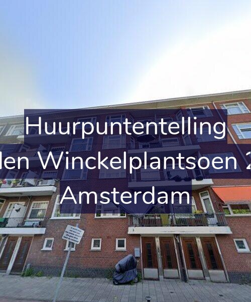 Foto gevel Huurpuntentelling voor Gulden Winckelplantsoen 24-1, Amsterdam