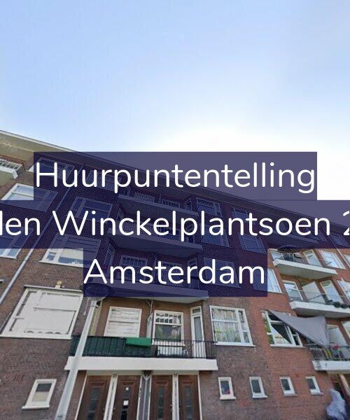 Foto gevel Huurpuntentelling voor Gulden Winckelplantsoen 26-2, Amsterdam