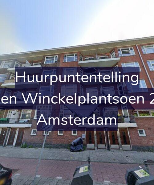Foto gevel Huurpuntentelling voor Gulden Winckelplantsoen 24-H, Amsterdam