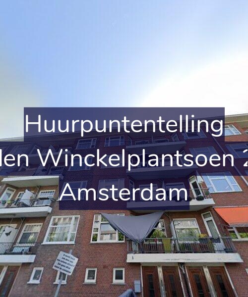 Foto gevel Huurpuntentelling voor Gulden Winckelplantsoen 24-2, Amsterdam