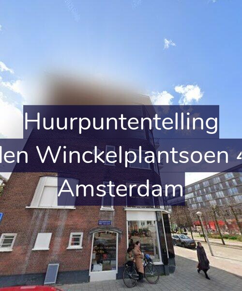 Foto gevel Huurpuntentelling voor Gulden Winckelplantsoen 42-1, Amsterdam