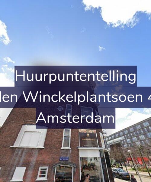 Foto gevel Huurpuntentelling voor Gulden Winckelplantsoen 42-3, Amsterdam