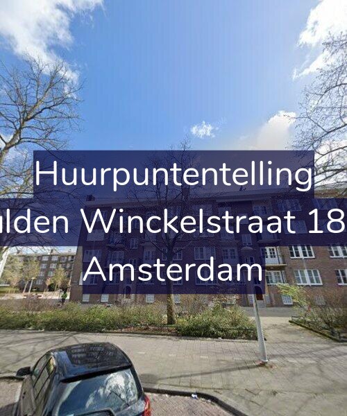 Foto gevel Huurpuntentelling voor Gulden Winckelstraat 18-H, Amsterdam