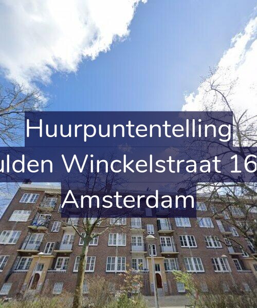 Foto gevel Huurpuntentelling voor Gulden Winckelstraat 16-3, Amsterdam