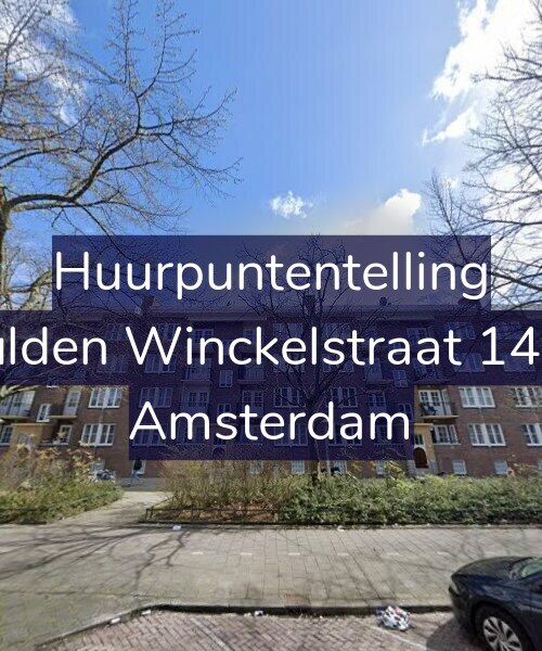 Foto gevel Huurpuntentelling voor Gulden Winckelstraat 14-H, Amsterdam