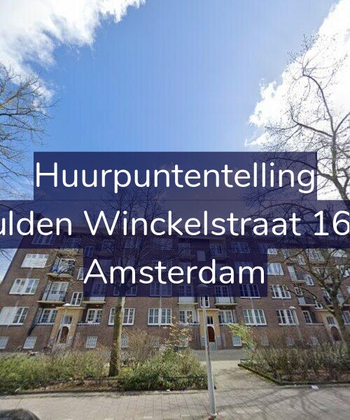 Foto gevel Huurpuntentelling voor Gulden Winckelstraat 16-1, Amsterdam
