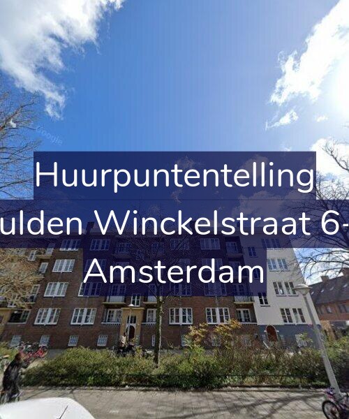 Foto gevel Huurpuntentelling voor Gulden Winckelstraat 6-1, Amsterdam