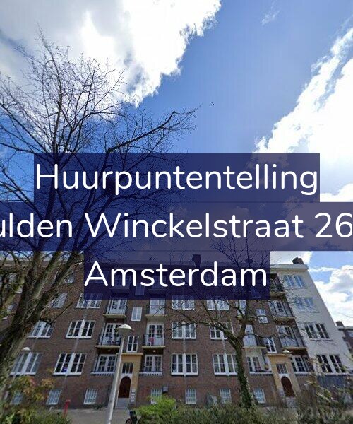 Foto gevel Huurpuntentelling voor Gulden Winckelstraat 26-2, Amsterdam