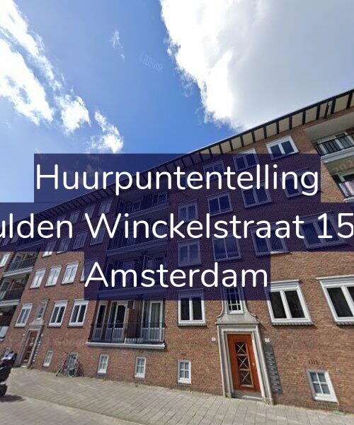 Foto gevel Huurpuntentelling voor Gulden Winckelstraat 15-1, Amsterdam