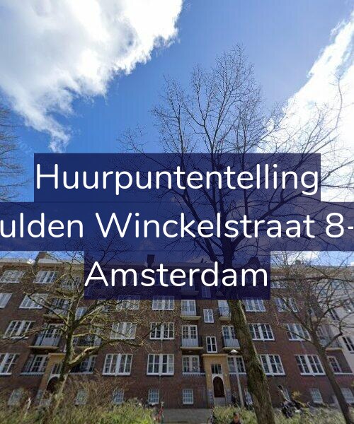 Foto gevel Huurpuntentelling voor Gulden Winckelstraat 8-2, Amsterdam