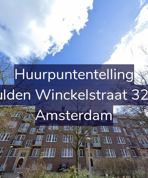 Foto gevel Huurpuntentelling voor Gulden Winckelstraat 32-2, Amsterdam