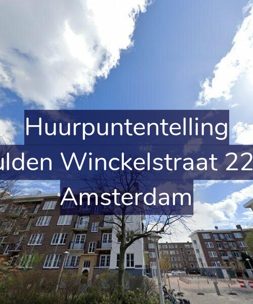 Foto gevel Huurpuntentelling voor Gulden Winckelstraat 22-3, Amsterdam