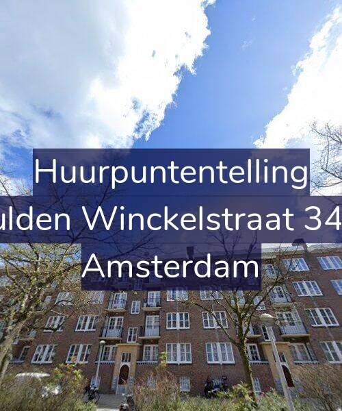 Foto gevel Huurpuntentelling voor Gulden Winckelstraat 34-2, Amsterdam