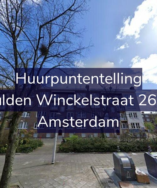 Foto gevel Huurpuntentelling voor Gulden Winckelstraat 26-H, Amsterdam