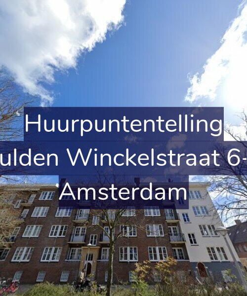 Foto gevel Huurpuntentelling voor Gulden Winckelstraat 6-3, Amsterdam